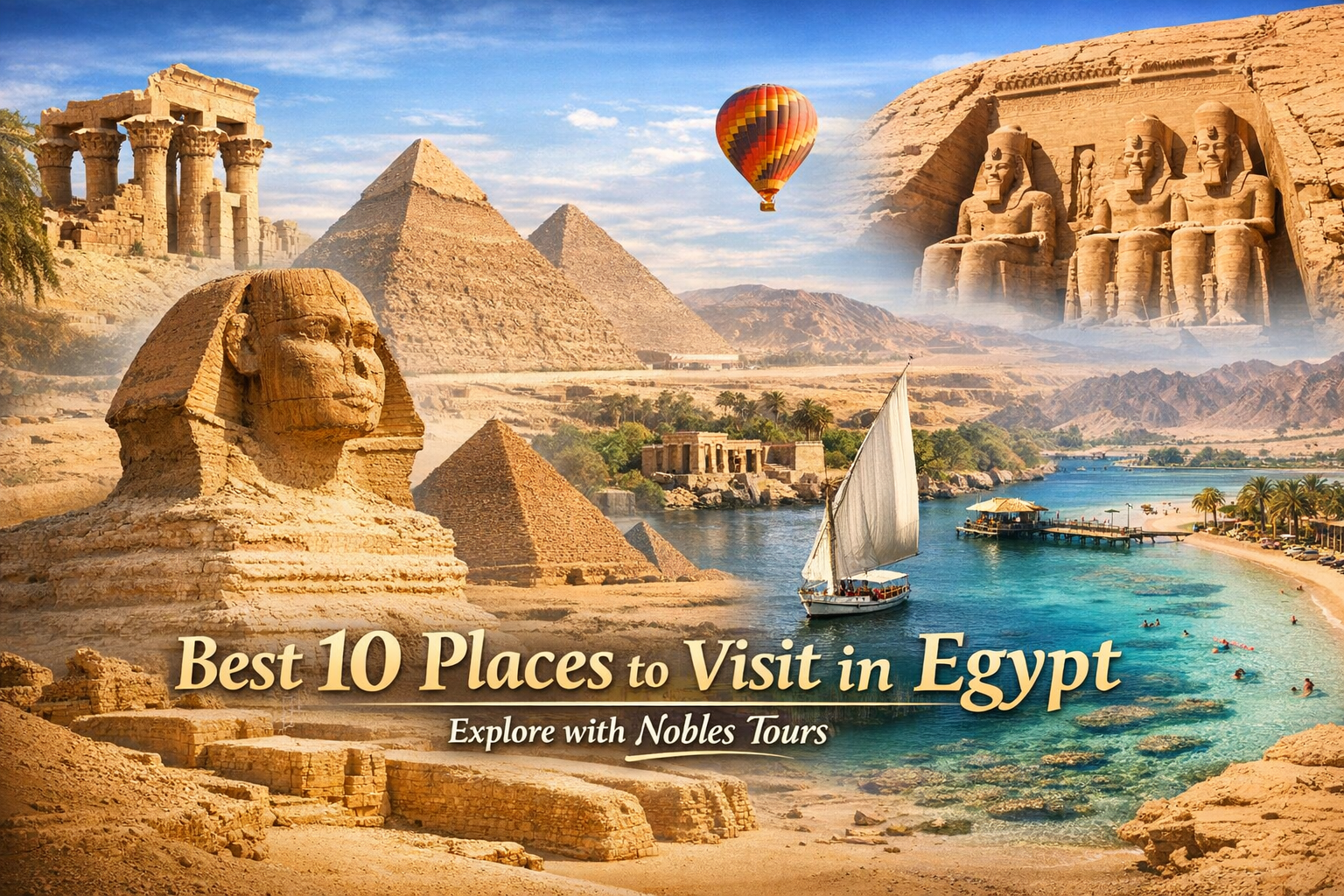 Best 10 Places to Visit in Egypt – Explore with Nobles Tours